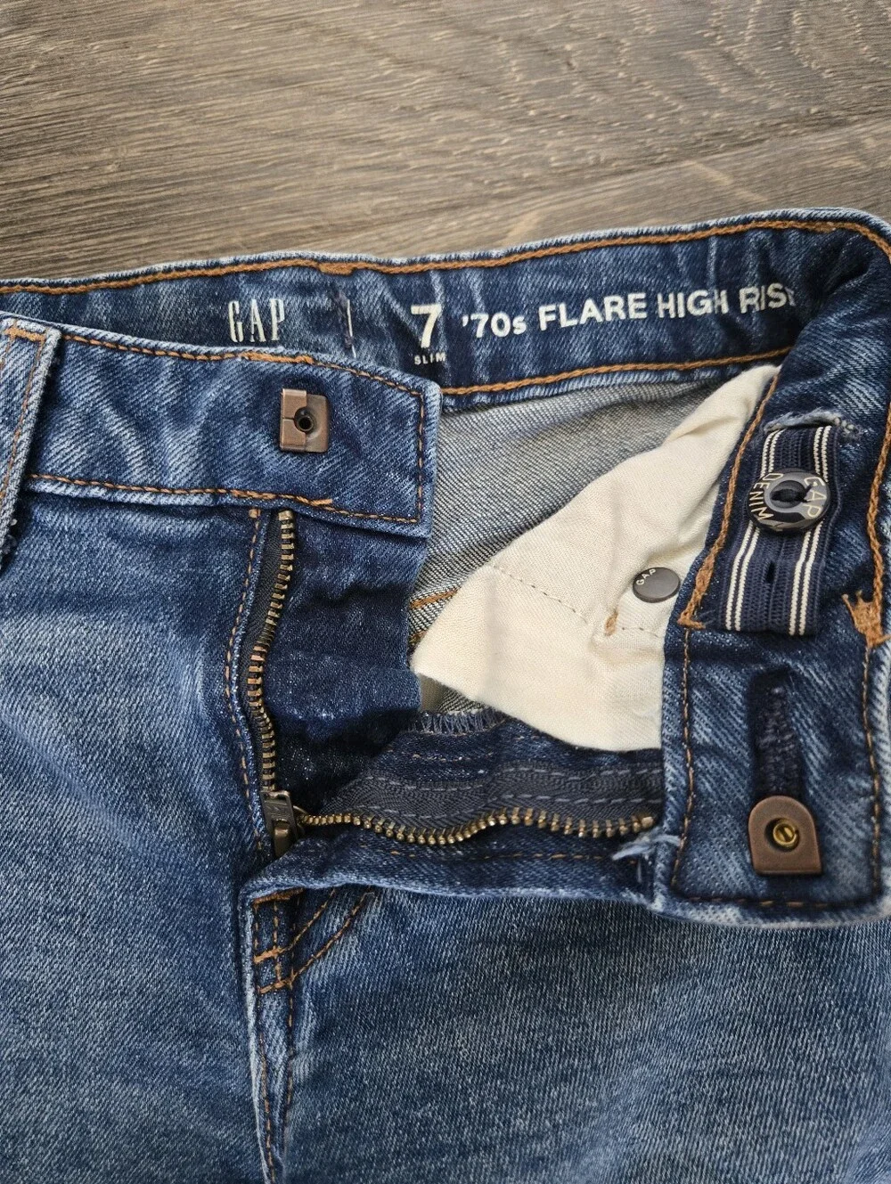 GAP HIGH RISE FLARE JEANS-GIRLS